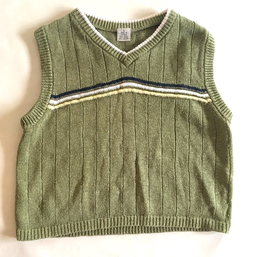 Bobby Anthony Kid’s Green Sweater Vest